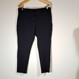 Mario Serrani Women’s Pants Dark Gray Large Cropped Skinny Made in Italy Pockets